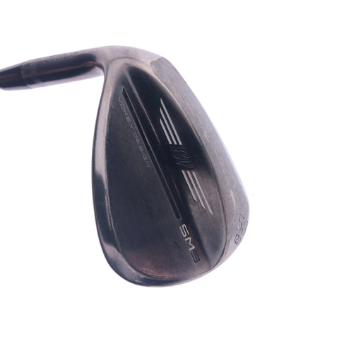 Used Titleist SM9 Brushed Steel Lob Wedge / 58.0 Degrees / S Flex / Left-Handed