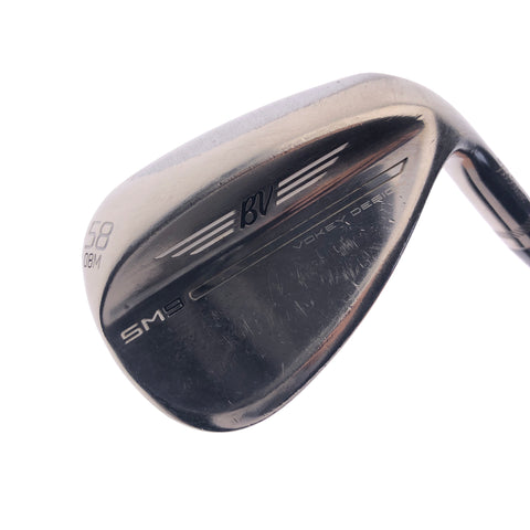 Used Titleist SM9 Brushed Steel Lob Wedge / 58.0 Degrees / Stiff Flex