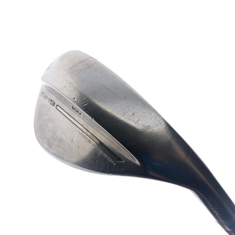 Used Titleist SM9 Brushed Steel Lob Wedge / 58.0 Degrees / Wedge Flex