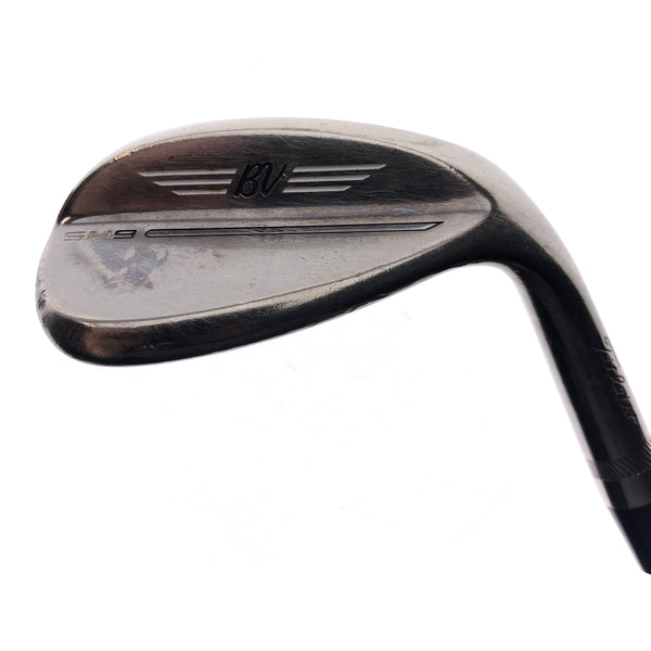 Used Titleist SM9 Brushed Steel Lob Wedge / 58.0 Degrees / Wedge Flex
