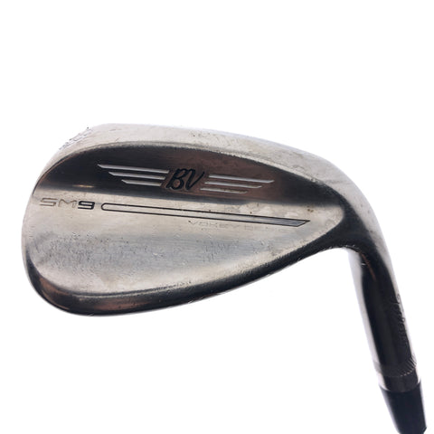 Used Titleist SM9 Brushed Steel Lob Wedge / 58.0 Degrees / Wedge Flex