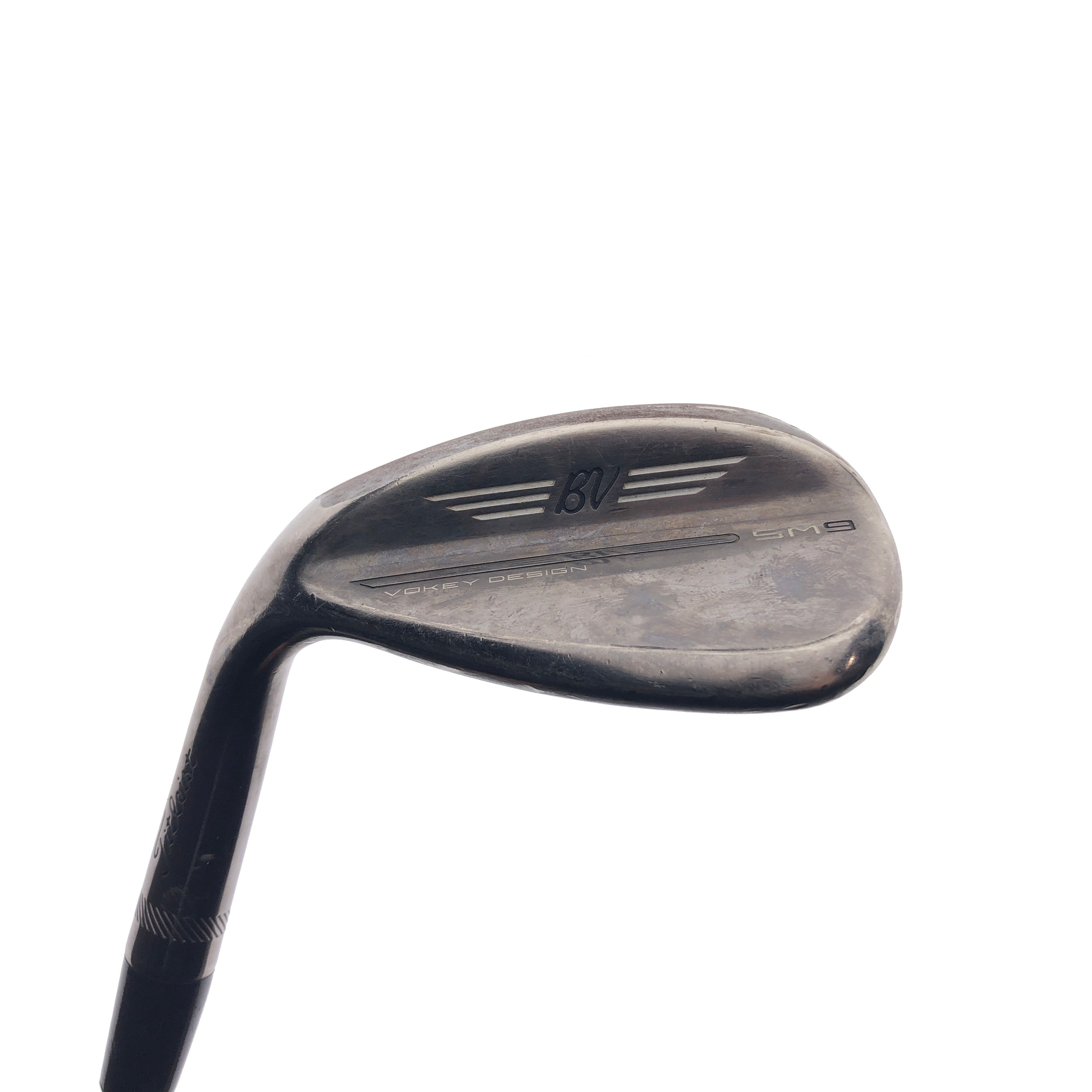Used Titleist SM9 Brushed Steel Lob Wedge / 58.0 / Wedge Flex / Left-Handed