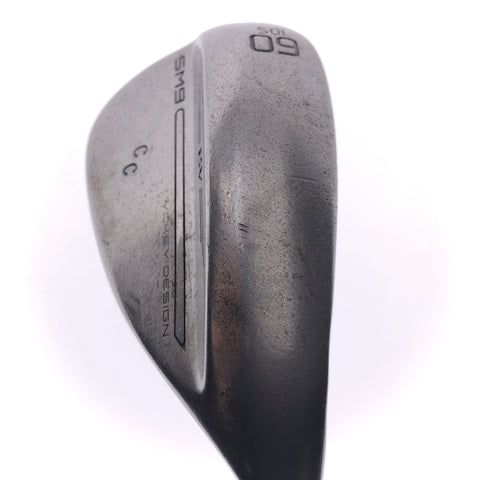 Used Titleist SM9 Brushed Steel Lob Wedge / 60.0 Degrees / Stiff Flex