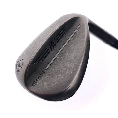 Used Titleist SM9 Brushed Steel Lob Wedge / 60.0 Degrees / Wedge Flex