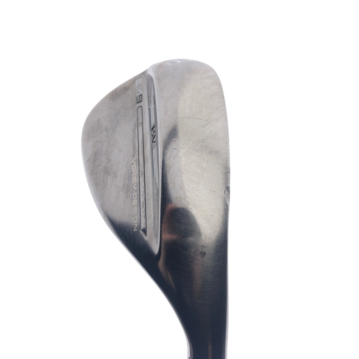 Used Titleist SM9 Brushed Steel Lob Wedge / 60.0 Degrees / Wedge Flex