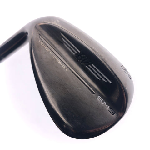 Used Titleist SM9 Brushed Steel Lob Wedge / 60.0 Degrees / Wedge Flex / L-H