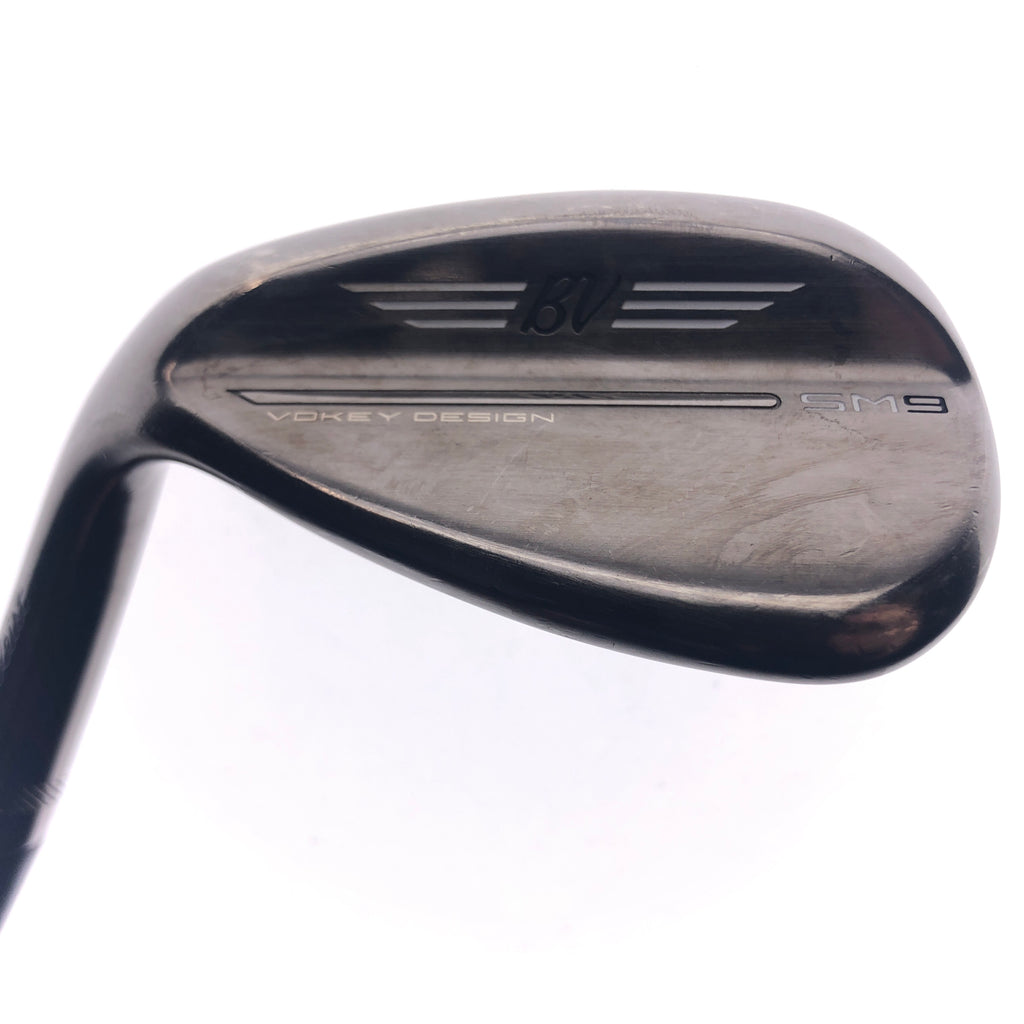 Used Titleist SM9 Brushed Steel Lob Wedge / 60.0 Degrees / Wedge Flex / L-H