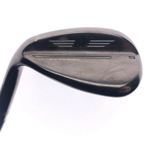 Used Titleist SM9 Brushed Steel Lob Wedge / 60.0 Degrees / Wedge Flex / L-H