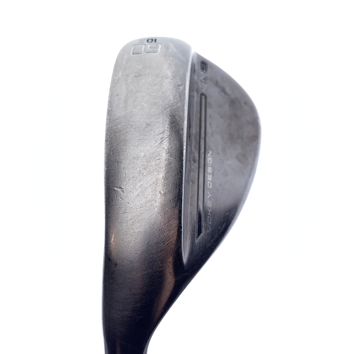Used Titleist SM9 Brushed Steel Lob Wedge / 60.0 Degrees / Wedge Flex / Left-H
