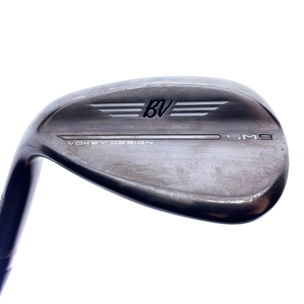Used Titleist SM9 Brushed Steel Lob Wedge / 60.0 Degrees / Wedge Flex / Left-H