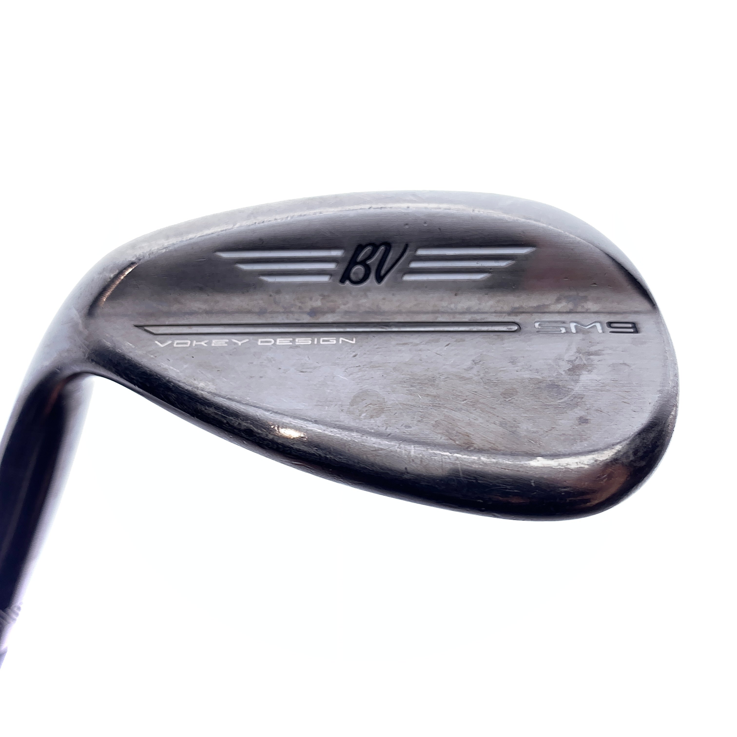 Used Titleist SM9 Brushed Steel Lob Wedge / 60.0 Degrees / Wedge Flex / Left-H