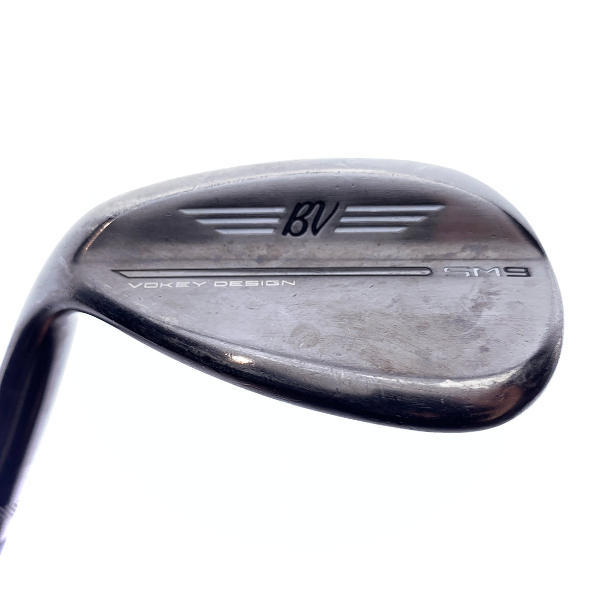 Used Titleist SM9 Brushed Steel Lob Wedge / 60.0 Degrees / Wedge Flex / Left-H