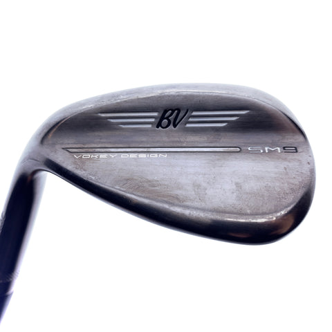 Used Titleist SM9 Brushed Steel Lob Wedge / 60.0 Degrees / Wedge Flex / Left-H
