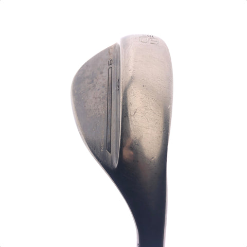 Used Titleist SM9 Brushed Steel Lob Wedge / 60.0 Degrees / X-Stiff Flex