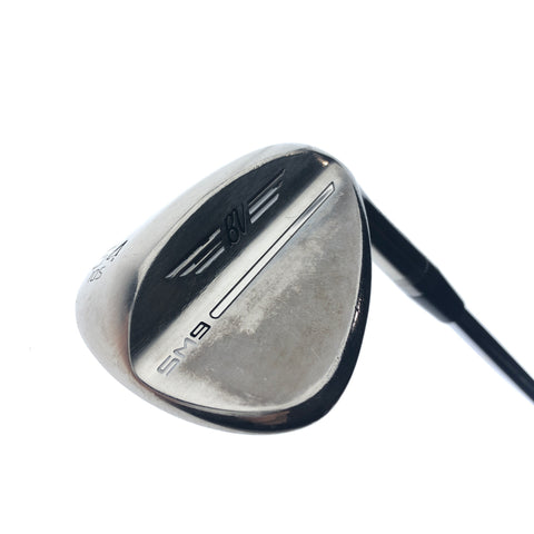 Used Titleist SM9 Brushed Steel Sand Wedge / 54.0 Degrees / Regular Flex