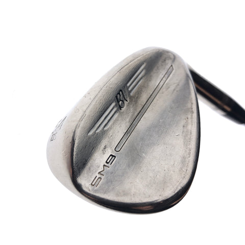 Used Titleist SM9 Brushed Steel Sand Wedge / 54.0 Degrees / Wedge Flex