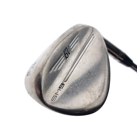 Used Titleist SM9 Brushed Steel Sand Wedge / 54.0 Degrees / Wedge Flex