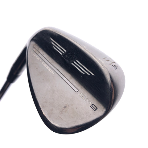 Used Titleist SM9 Brushed Steel Sand Wedge / 54.0 Degrees / Wedge Flex / Left-H