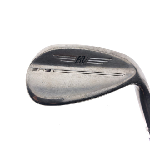 Used Titleist SM9 Brushed Steel Sand Wedge / 54.0 Degrees / Wedge Flex
