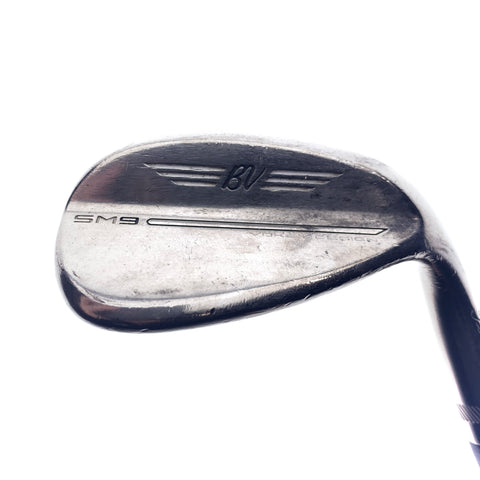 Used Titleist SM9 Brushed Steel Sand Wedge / 54.0 Degrees / Wedge Flex