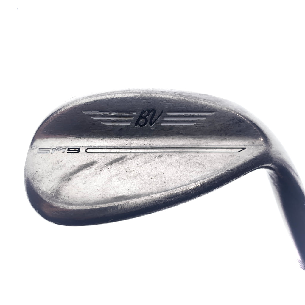 Used Titleist SM9 Brushed Steel Sand Wedge / 54.0 Degrees / Wedge Flex
