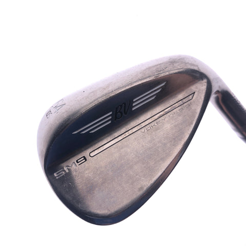 Used Titleist SM9 Brushed Steel Sand Wedge / 54.0 Degrees / X-Stiff Flex