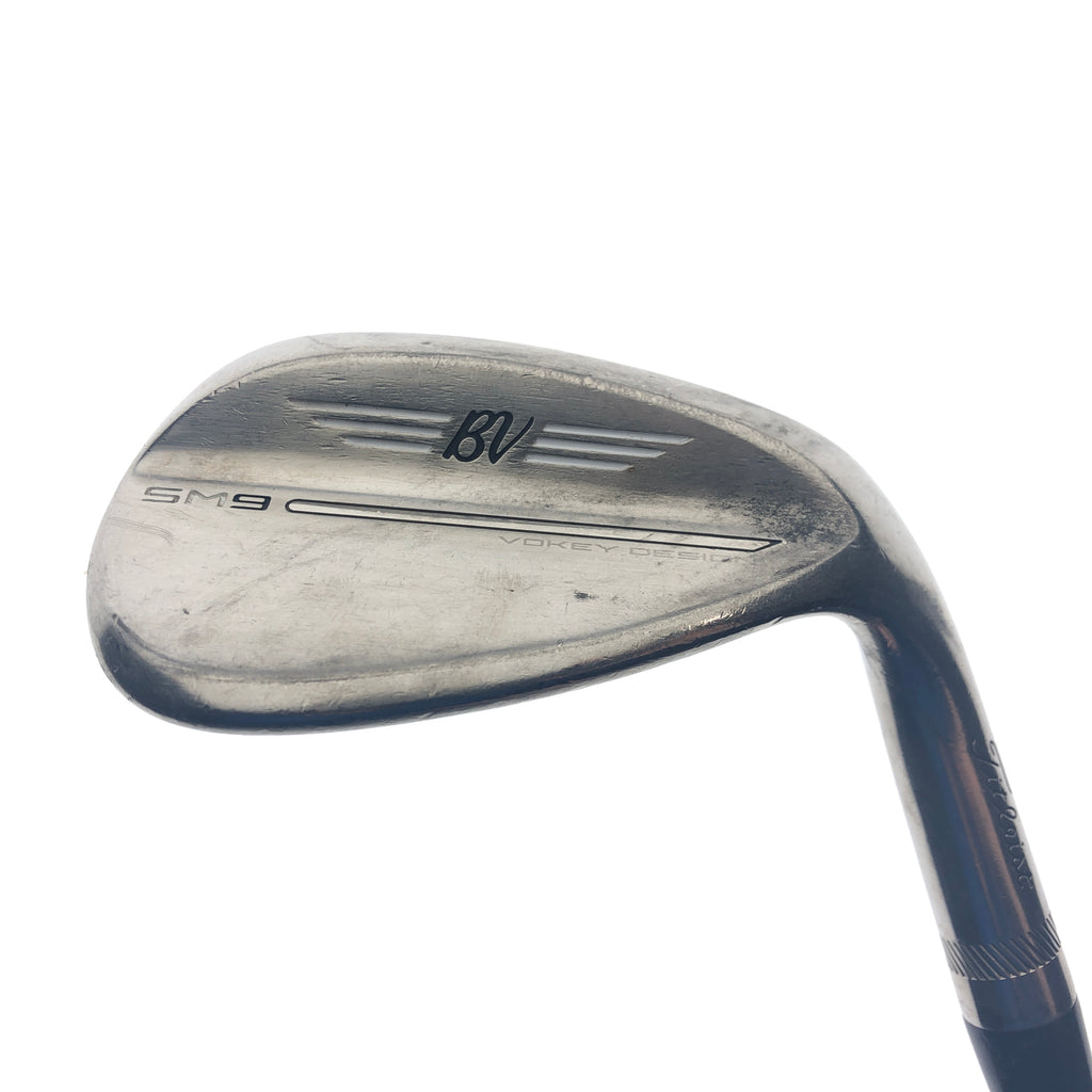 Used Titleist SM9 Brushed Steel Sand Wedge / 54.0 Degrees / X-Stiff Flex