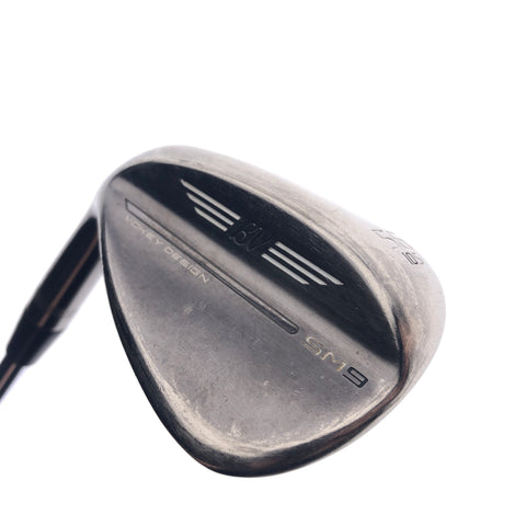 Used Titleist SM9 Brushed Steel Sand Wedge / 56.0 Degrees / Wedge Flex / Left-H