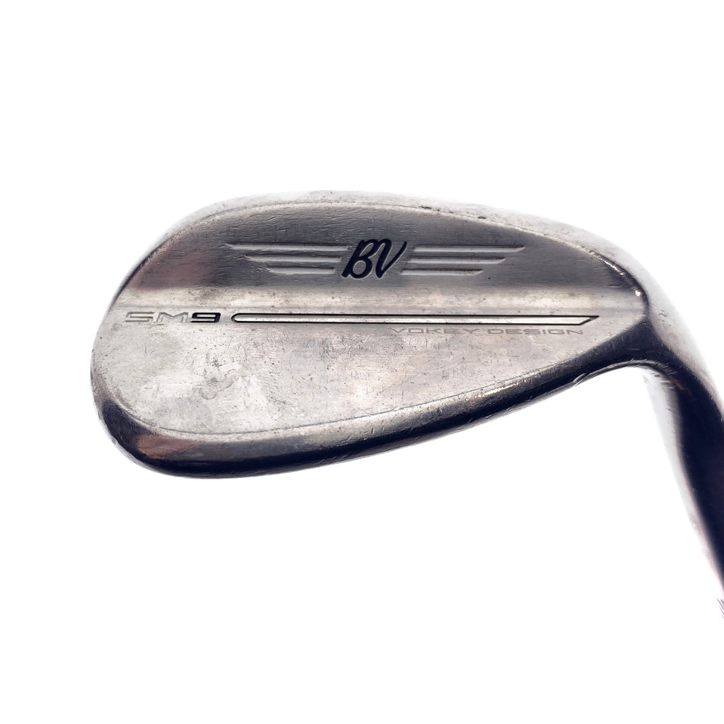 Used Titleist SM9 Brushed Steel Sand Wedge / 56.0 Degrees / Wedge Flex