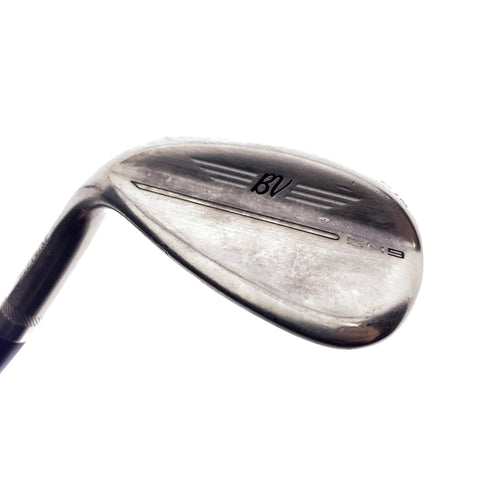 Used Titleist SM9 Brushed Steel Sand Wedge / 56.0 Degrees / Wedge / Left-Handed