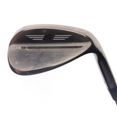 Used Titleist SM9 Brushed Steel Sand Wedge / 56.0 Degrees / X-Stiff Flex