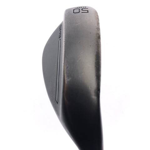 Used Titleist SM9 Jet Black Gap Wedge / 50.0 Degrees / Stiff Flex