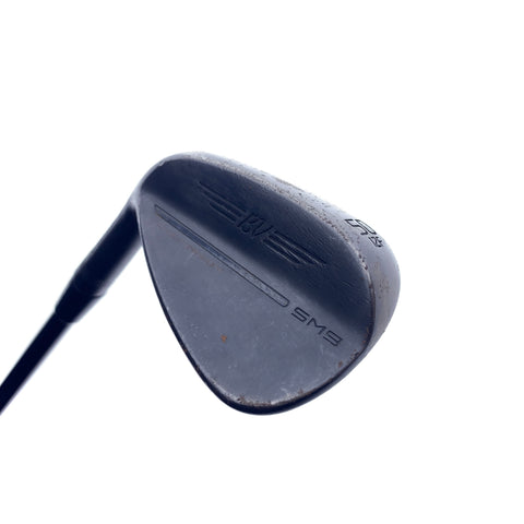 Used Titleist SM9 Jet Black Gap Wedge / 50.0 Degrees / Stiff Flex / Left Hand