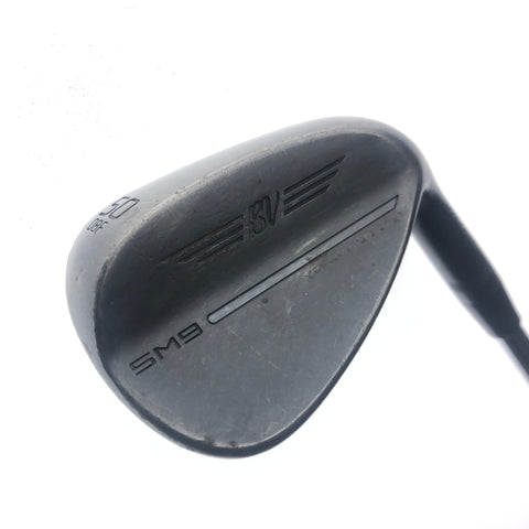 Used Titleist SM9 Jet Black Gap Wedge / 50.0 Degrees / Wedge Flex