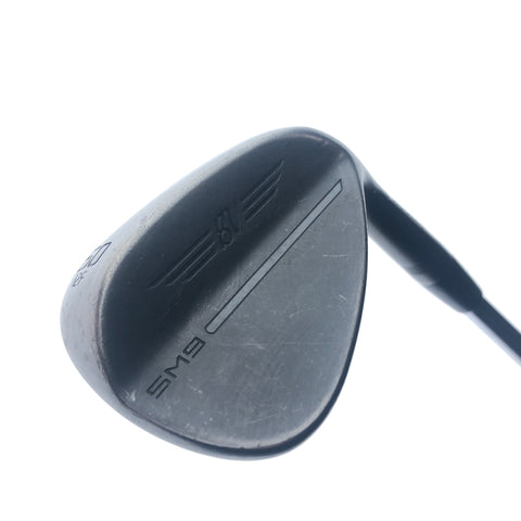 Used Titleist SM9 Jet Black Gap Wedge / 50.0 Degrees / Wedge Flex