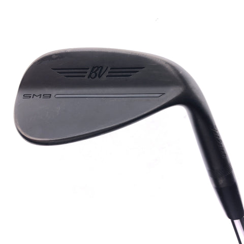 Used Titleist SM9 Jet Black Gap Wedge / 50.0 Degrees / Wedge Flex