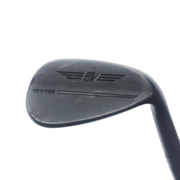 Used Titleist SM9 Jet Black Gap Wedge / 50.0 Degrees / Wedge Flex