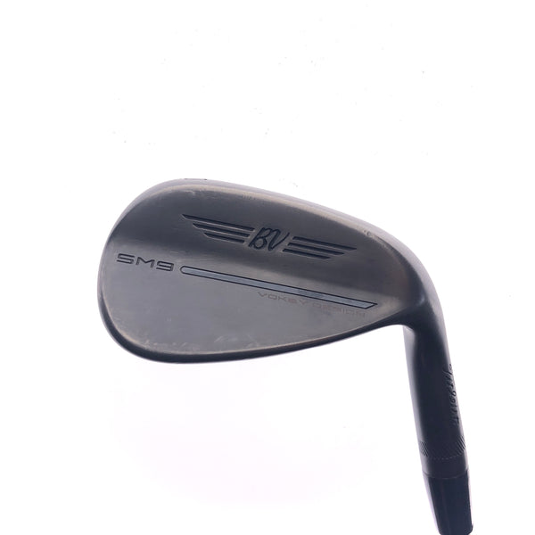 Used Titleist SM9 Jet Black Gap Wedge / 50.0 Degrees / X-Stiff Flex