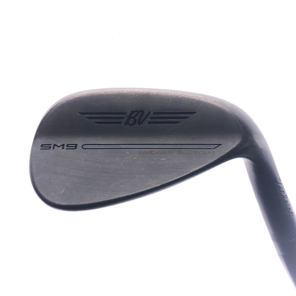 Used Titleist SM9 Jet Black Gap Wedge / 52.0 Degrees / A Flex