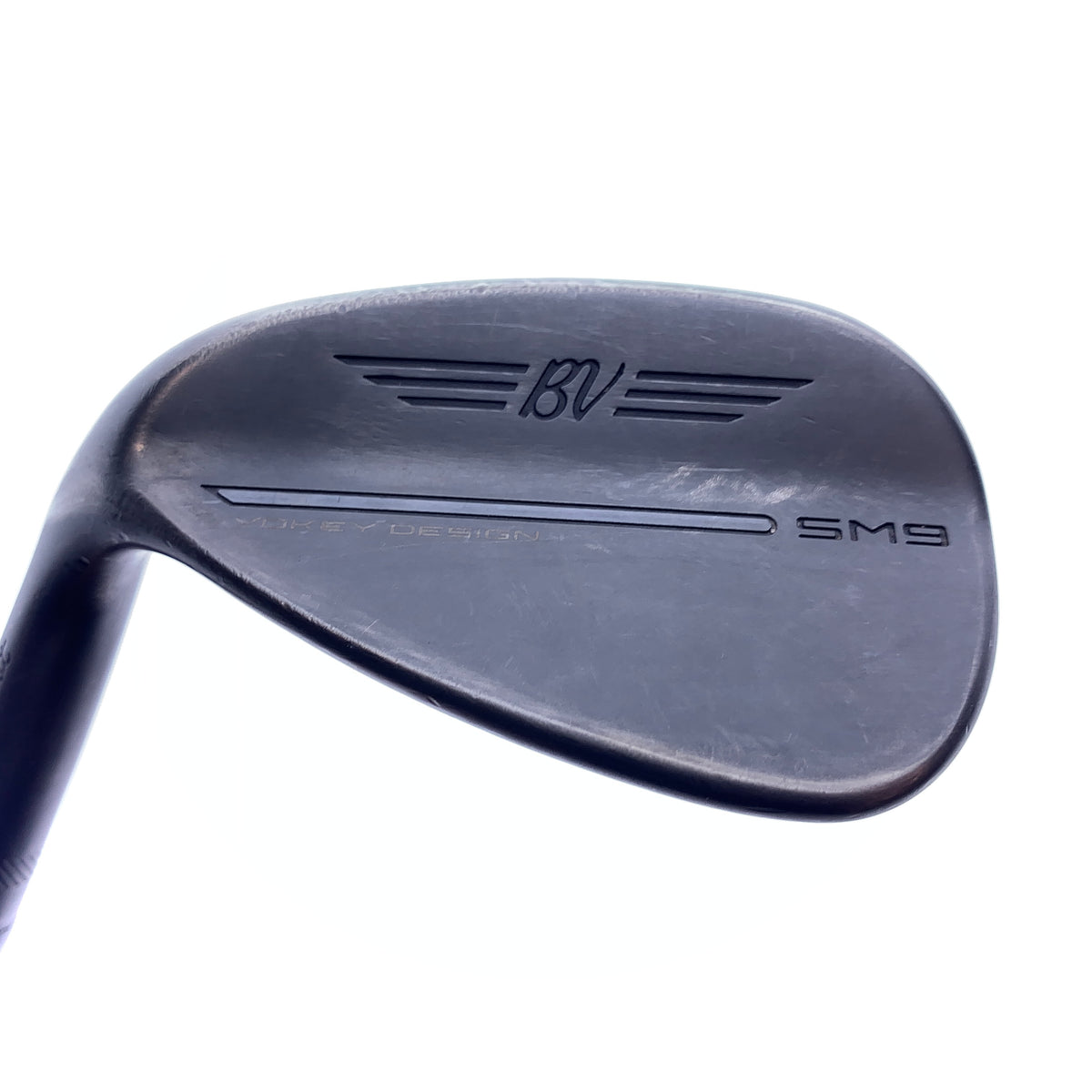 Used Titleist SM9 Jet Black Gap Wedge / 52.0 Degrees / Stiff Flex / Left-Handed