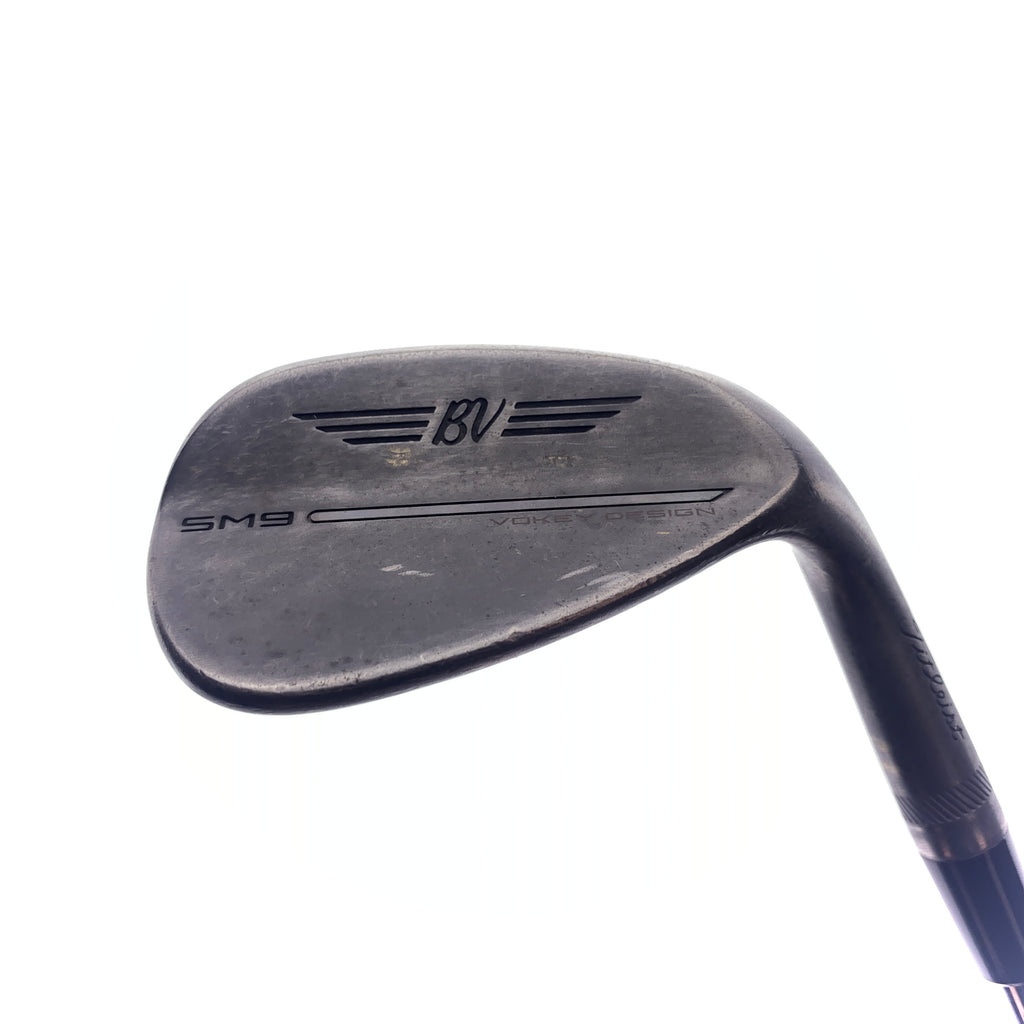 Used Titleist SM9 Jet Black Gap Wedge / 52.0 Degrees / Wedge Flex