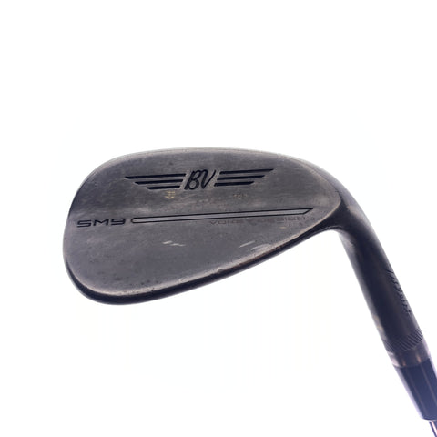 Used Titleist SM9 Jet Black Gap Wedge / 52.0 Degrees / Wedge Flex