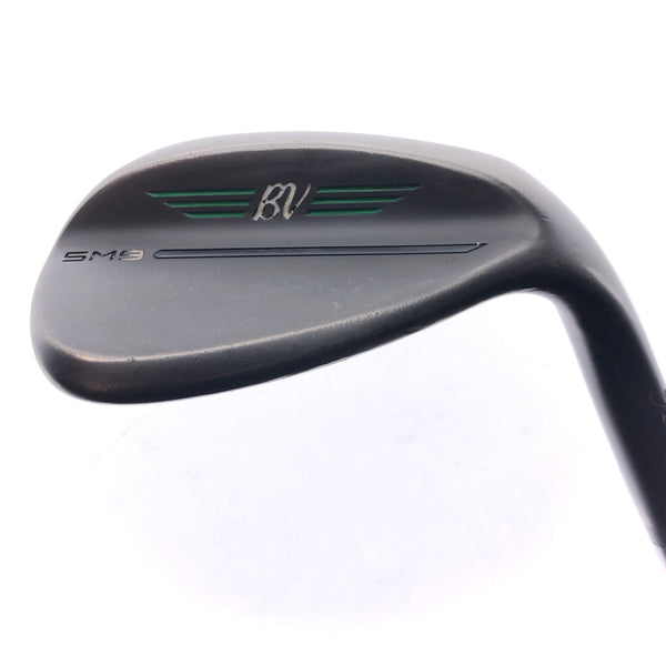 Used Titleist SM9 Jet Black Lob Wedge / 58.0 Degrees / Regular Flex
