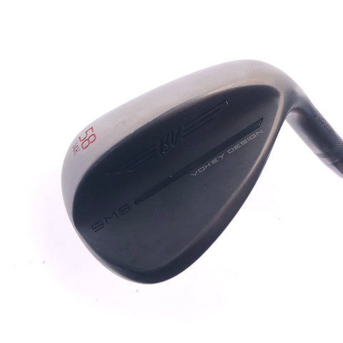 Used Titleist SM9 Jet Black Lob Wedge / 58.0 Degrees / Stiff Flex