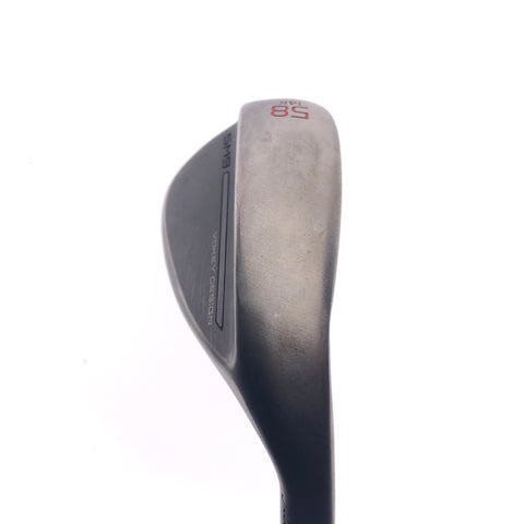 Used Titleist SM9 Jet Black Lob Wedge / 58.0 Degrees / Stiff Flex