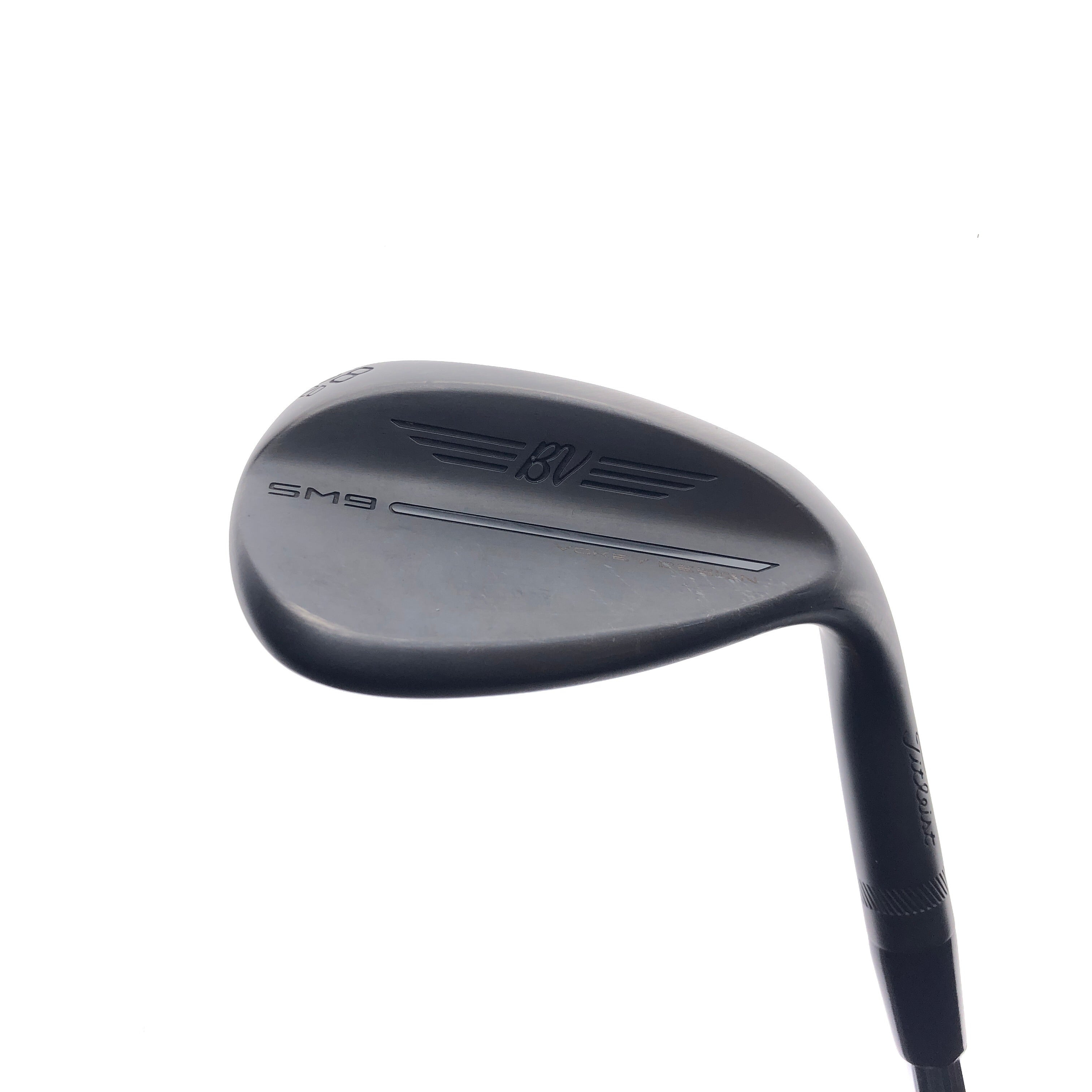 Used Titleist SM9 Jet Black Lob Wedge / 58.0 Degrees / Wedge Flex