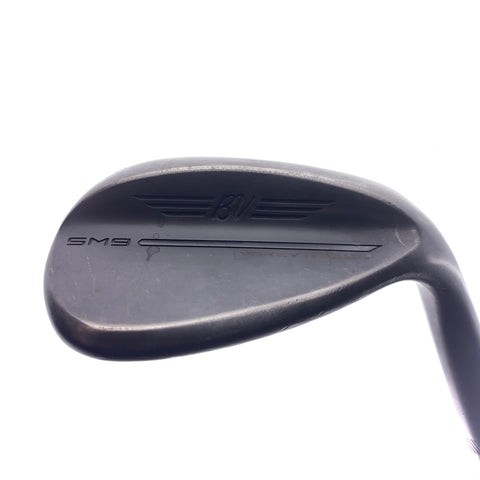 Used Titleist SM9 Jet Black Lob Wedge / 58.0 Degrees / Wedge Flex