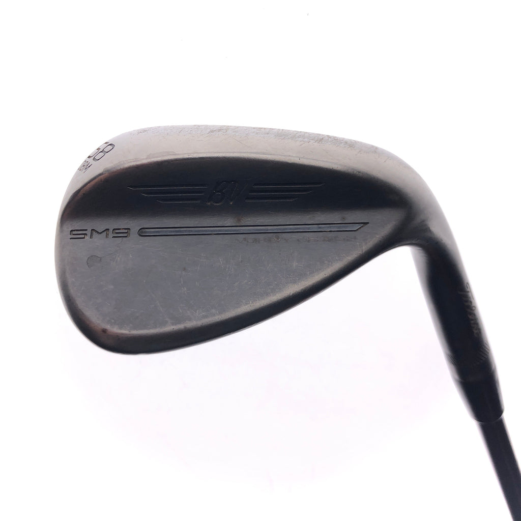 Used Titleist SM9 Jet Black Lob Wedge / 58.0 Degrees / X-Stiff Flex