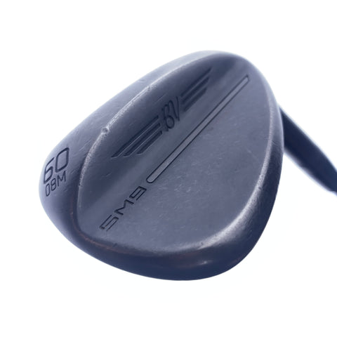 Used Titleist SM9 Jet Black Lob Wedge / 60.0 Degrees / Stiff Flex