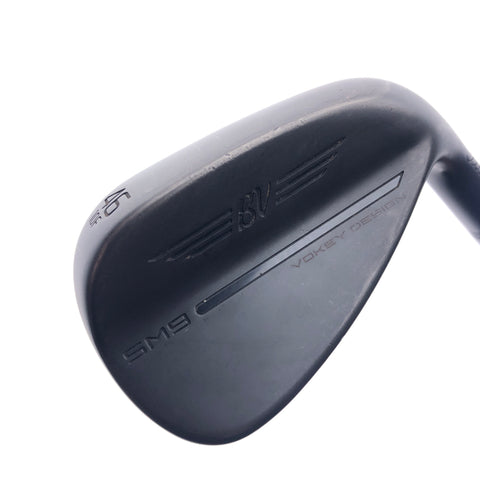 Used Titleist SM9 Jet Black Pitching Wedge / 46.0 Degrees / Wedge Flex